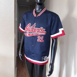 Vintage Nova platinum Jersey Atlanta #21
